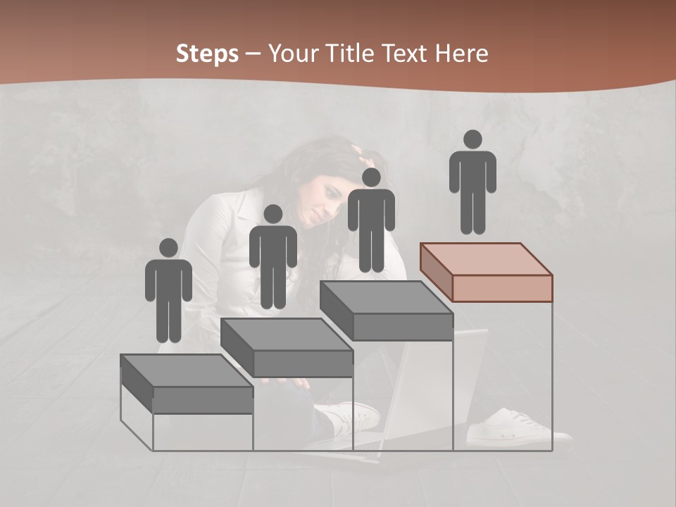 Study Female Girl PowerPoint Template