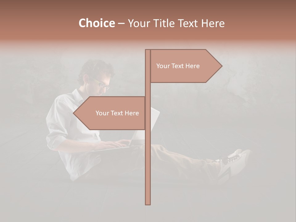 Suspicious Glasses Virus PowerPoint Template
