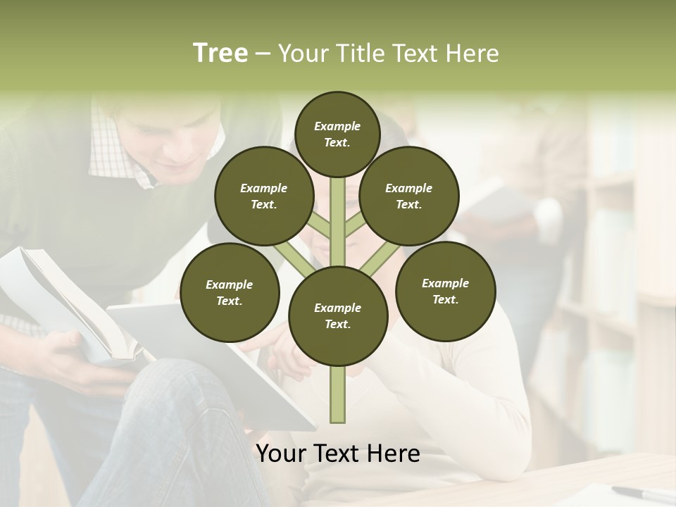 Digital Tapping Professor PowerPoint Template