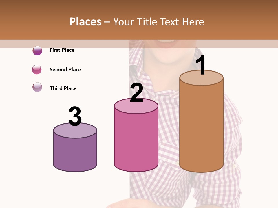 Isolated Holding Blank PowerPoint Template