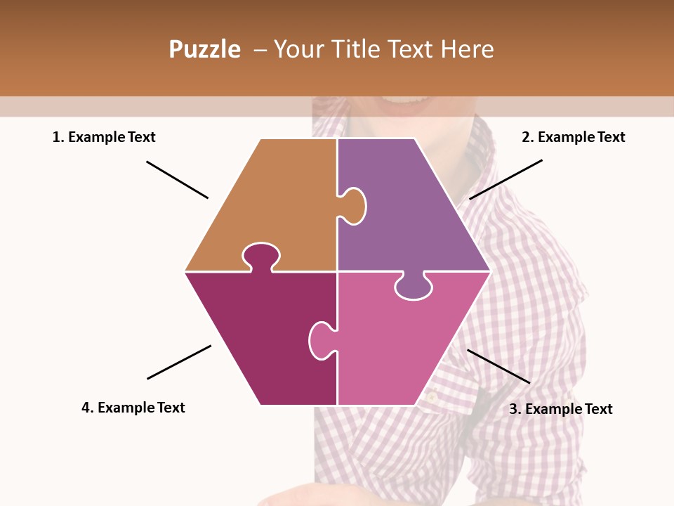 Isolated Holding Blank PowerPoint Template