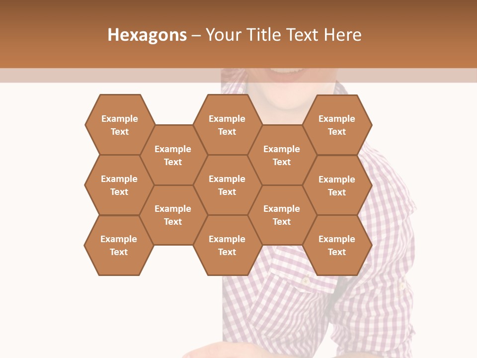 Isolated Holding Blank PowerPoint Template