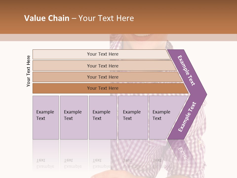 Isolated Holding Blank PowerPoint Template