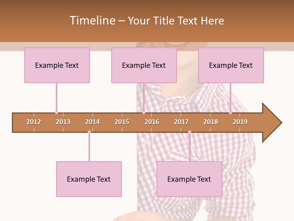 Isolated Holding Blank PowerPoint Template