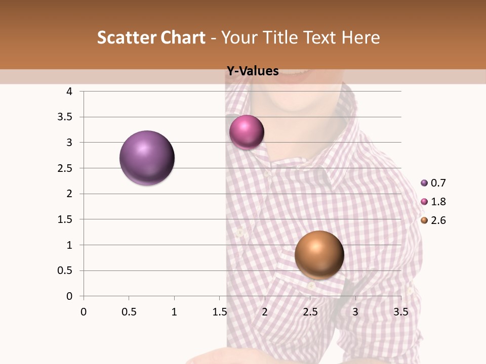 Isolated Holding Blank PowerPoint Template
