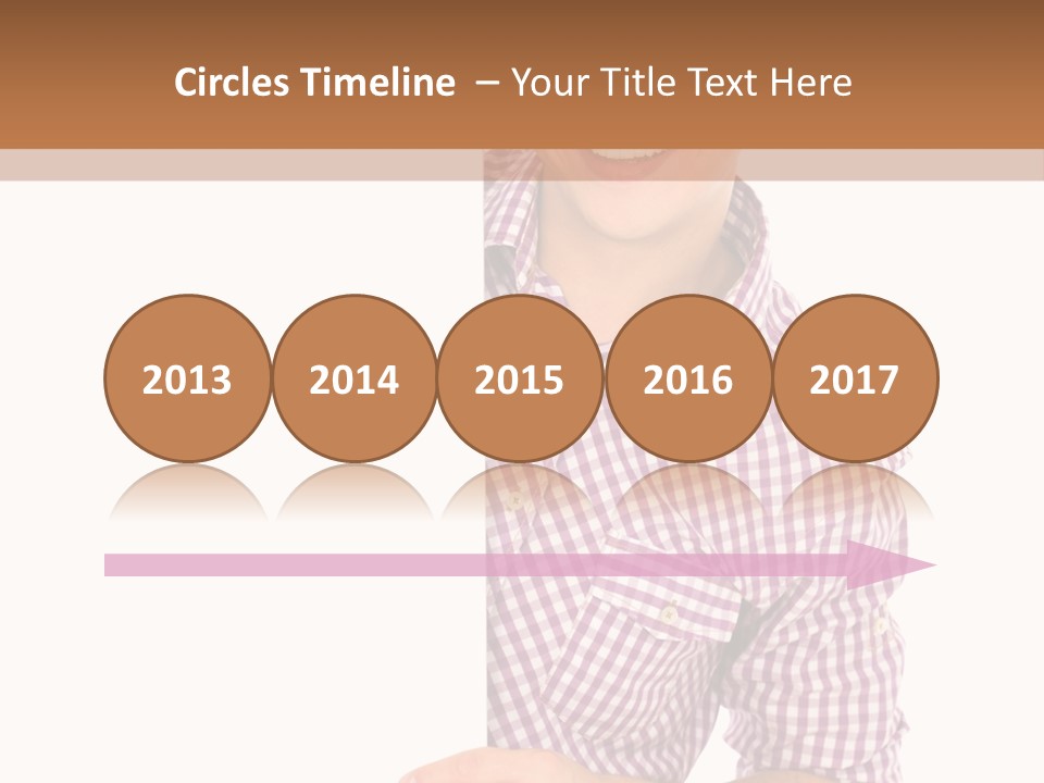 Isolated Holding Blank PowerPoint Template