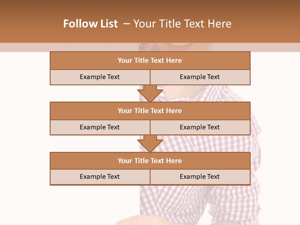 Isolated Holding Blank PowerPoint Template