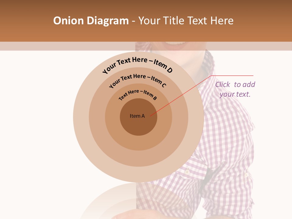 Isolated Holding Blank PowerPoint Template