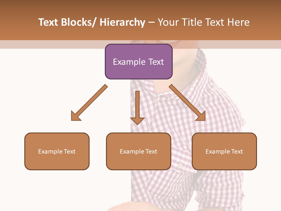 Isolated Holding Blank PowerPoint Template