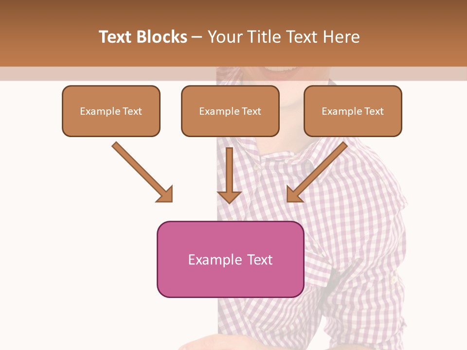 Isolated Holding Blank PowerPoint Template