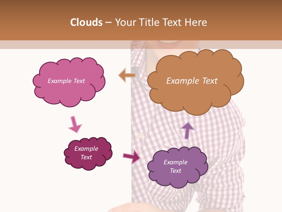 Isolated Holding Blank PowerPoint Template