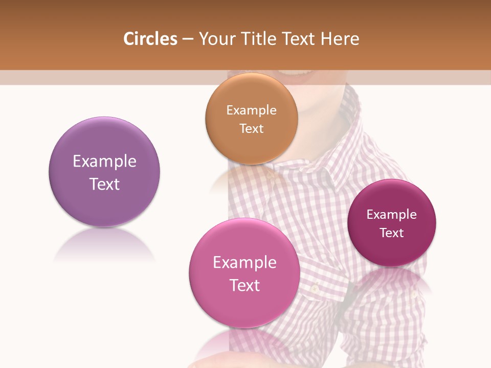 Isolated Holding Blank PowerPoint Template