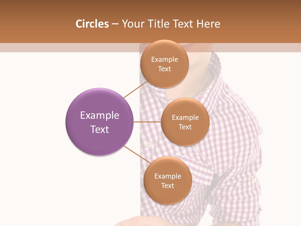 Isolated Holding Blank PowerPoint Template