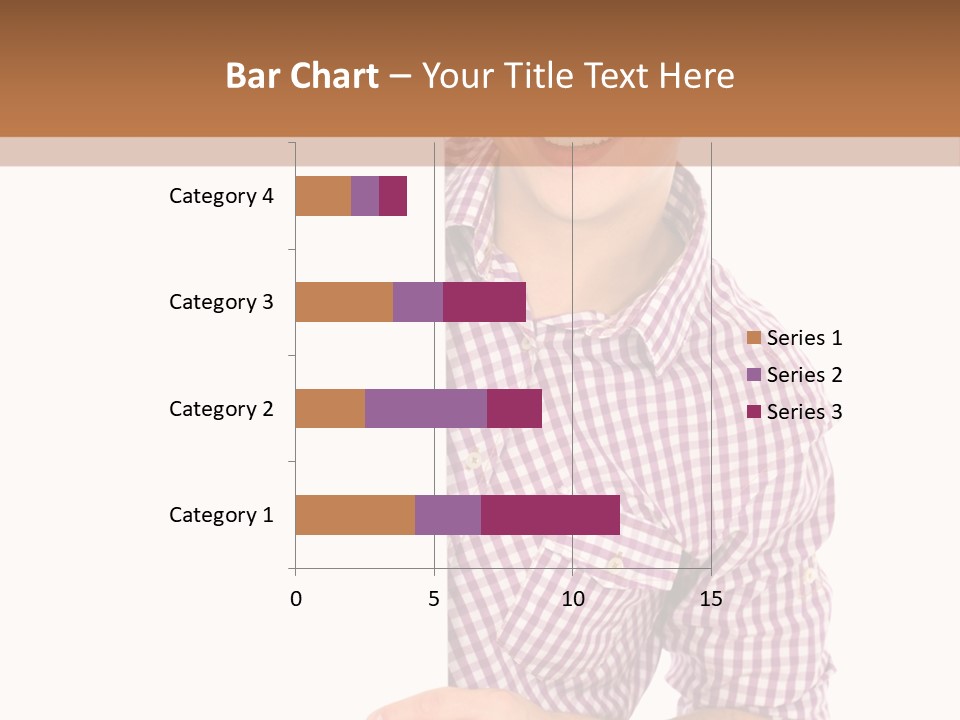 Isolated Holding Blank PowerPoint Template