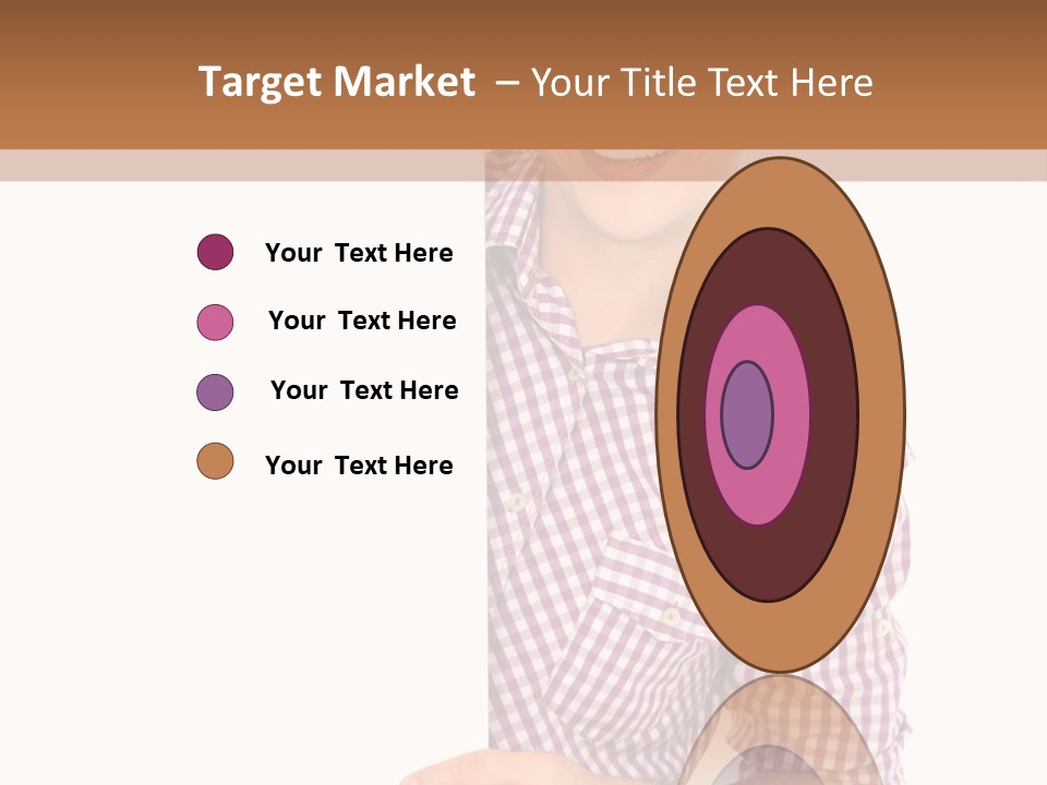 Isolated Holding Blank PowerPoint Template