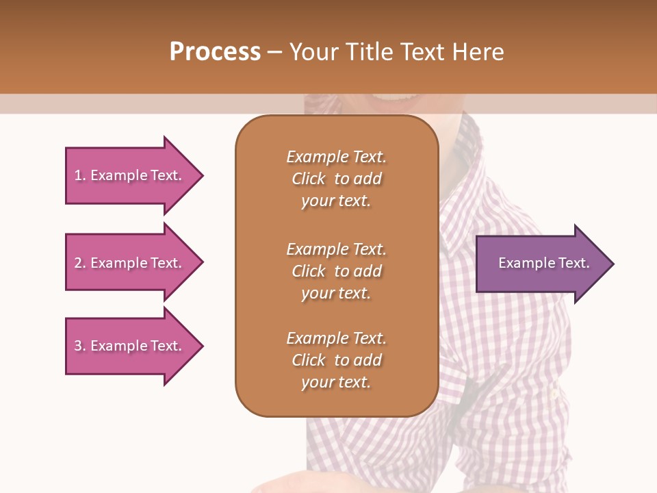Isolated Holding Blank PowerPoint Template
