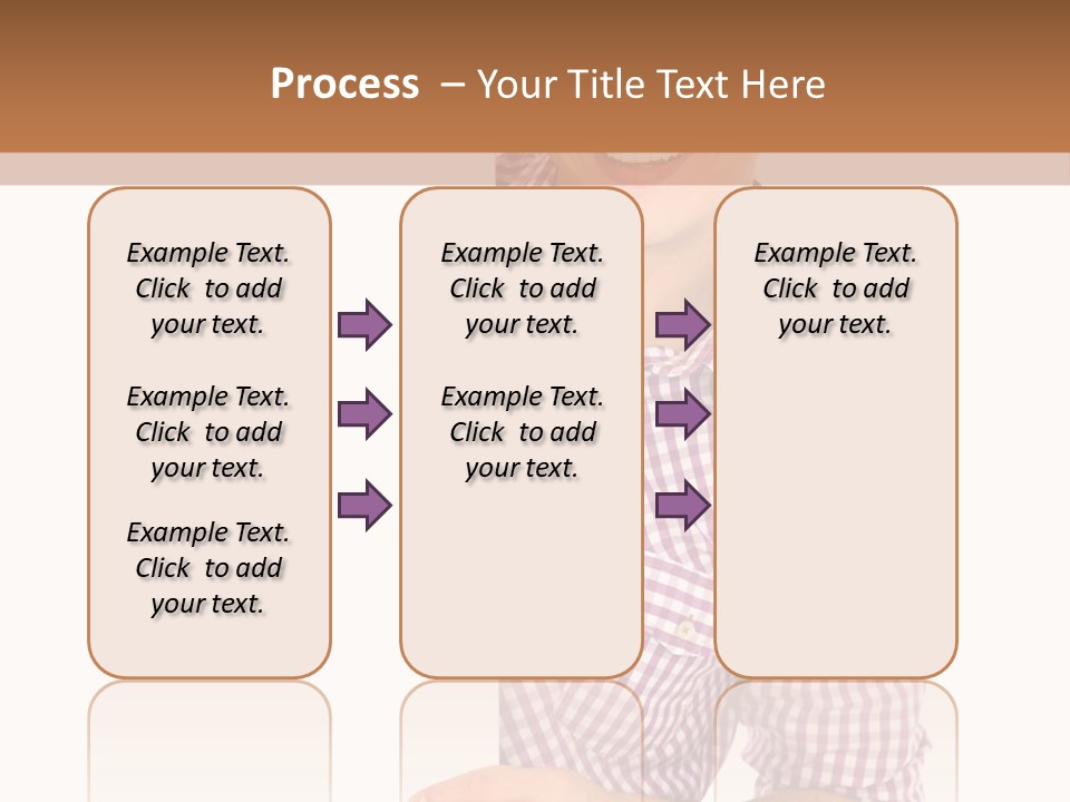 Isolated Holding Blank PowerPoint Template