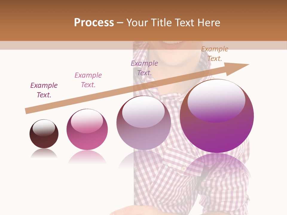 Isolated Holding Blank PowerPoint Template