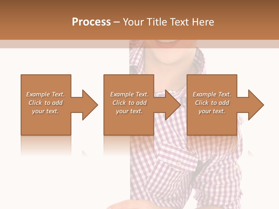 Isolated Holding Blank PowerPoint Template
