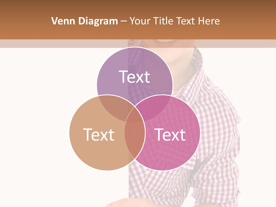 Isolated Holding Blank PowerPoint Template