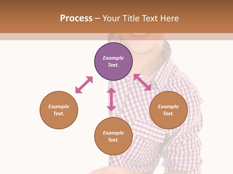 Isolated Holding Blank PowerPoint Template