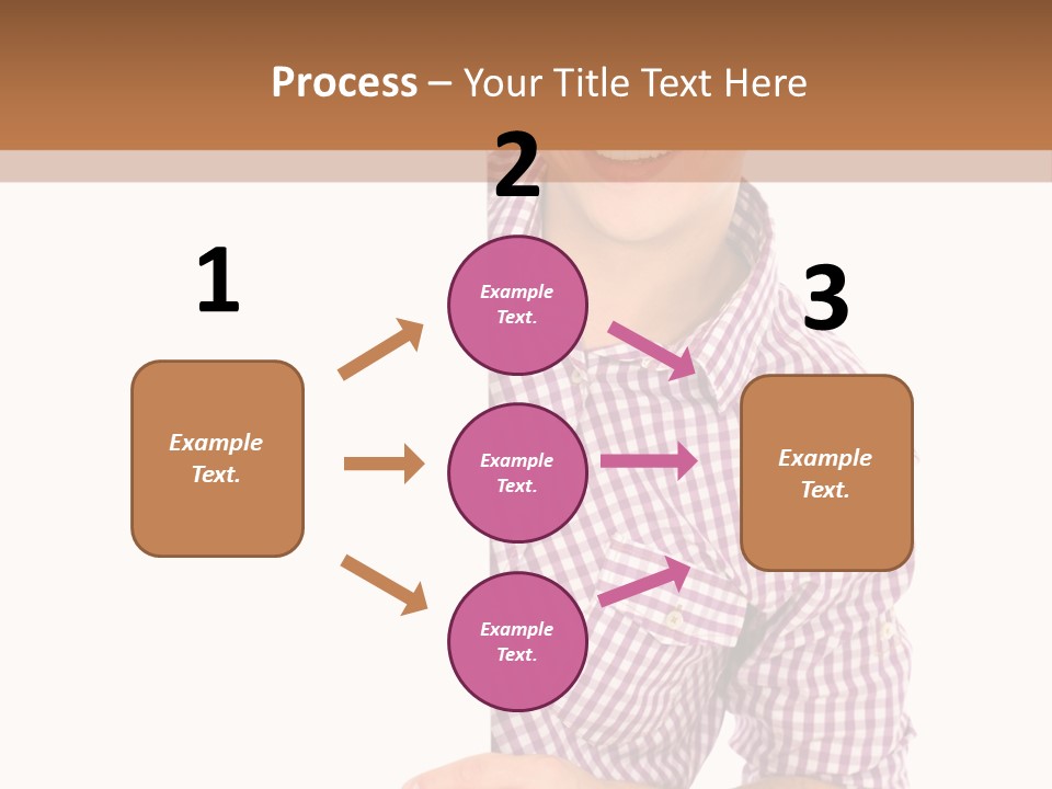 Isolated Holding Blank PowerPoint Template