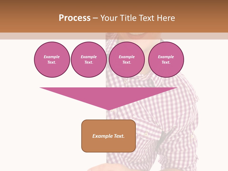 Isolated Holding Blank PowerPoint Template