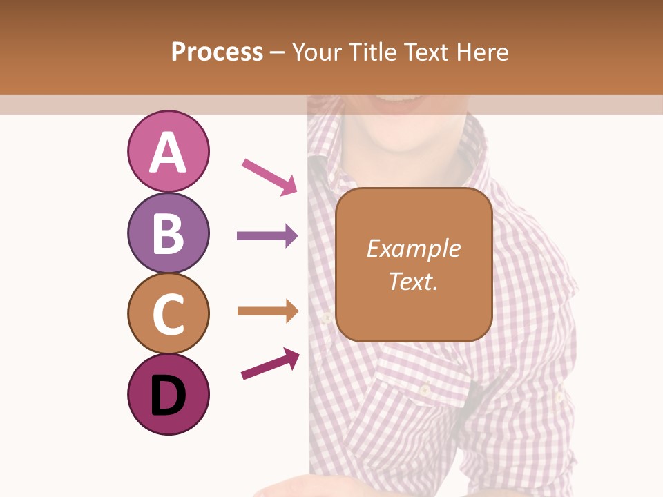 Isolated Holding Blank PowerPoint Template