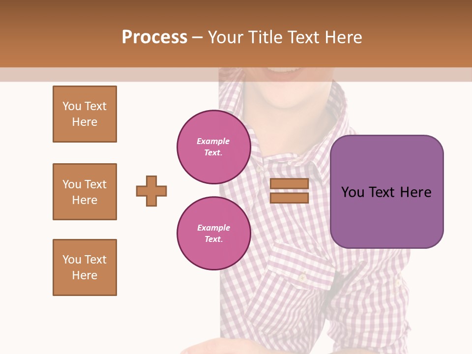 Isolated Holding Blank PowerPoint Template