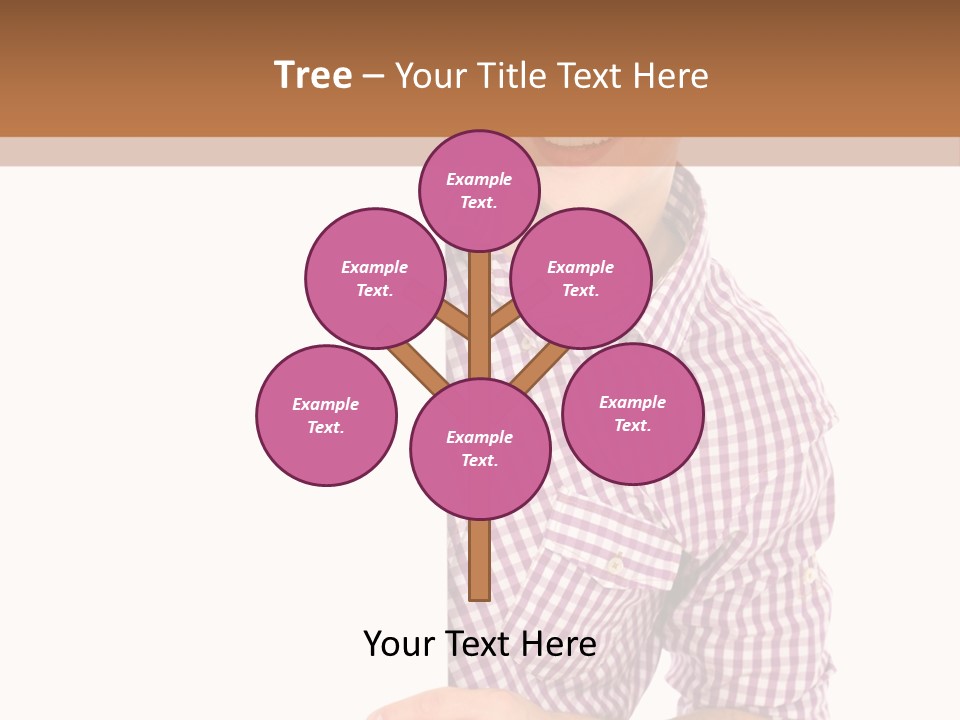 Isolated Holding Blank PowerPoint Template