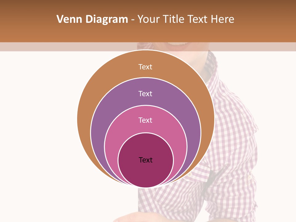 Isolated Holding Blank PowerPoint Template