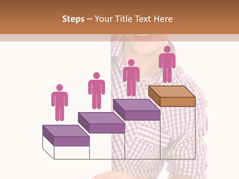 Isolated Holding Blank PowerPoint Template