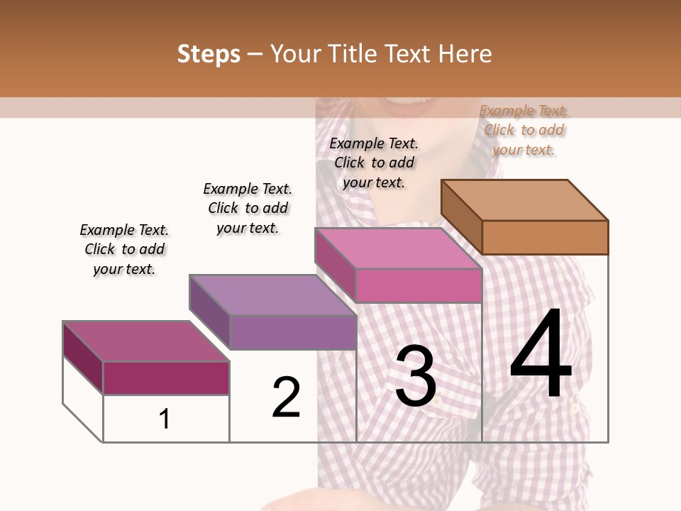 Isolated Holding Blank PowerPoint Template