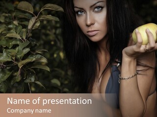 Tan Colour Gloomy PowerPoint Template