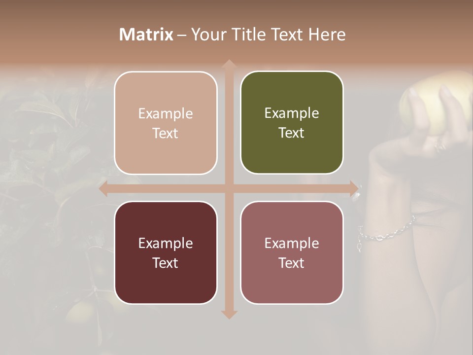 Tan Colour Gloomy PowerPoint Template