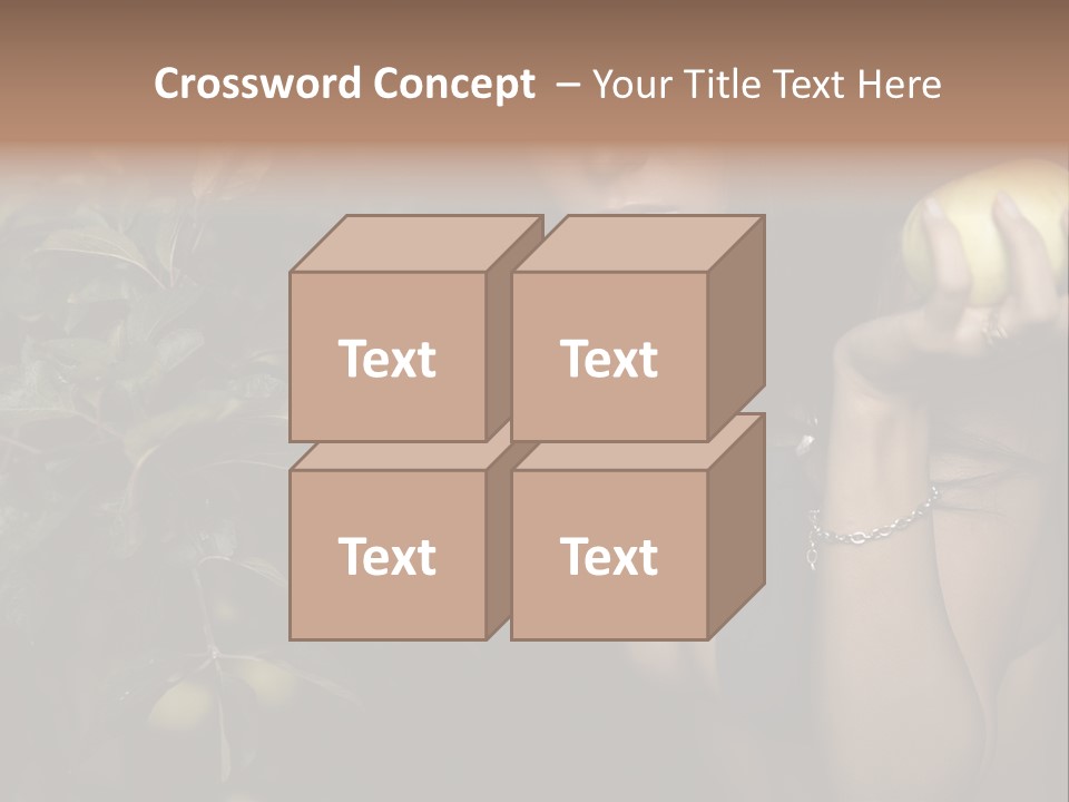 Tan Colour Gloomy PowerPoint Template