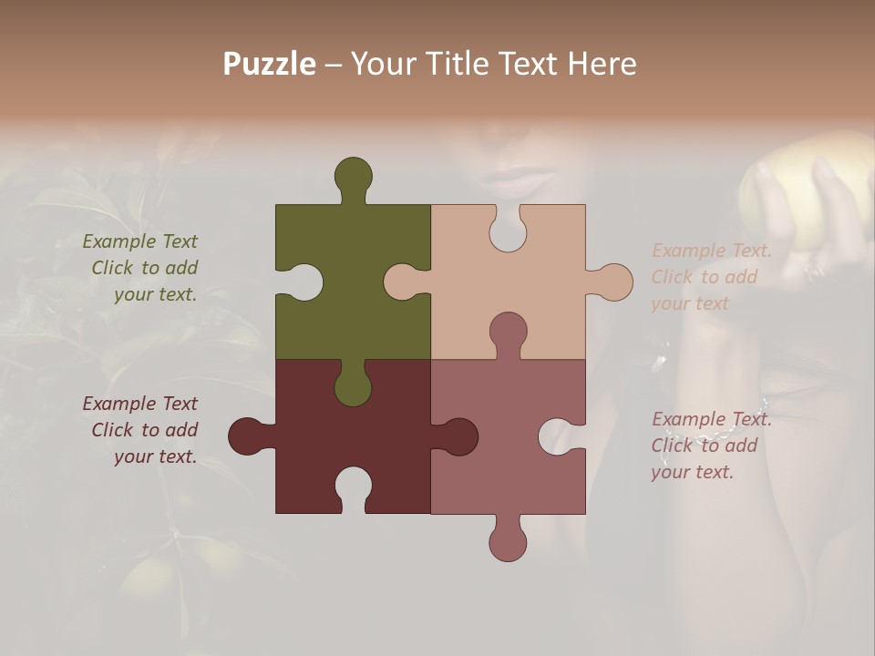 Tan Colour Gloomy PowerPoint Template