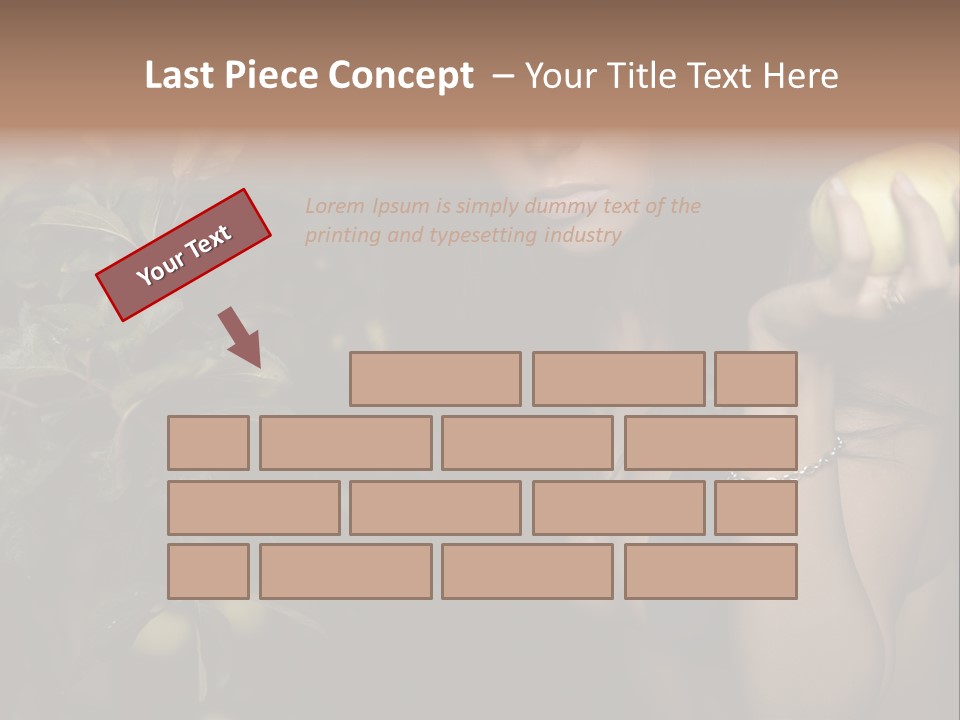 Tan Colour Gloomy PowerPoint Template
