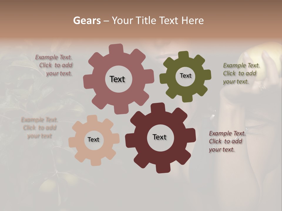 Tan Colour Gloomy PowerPoint Template