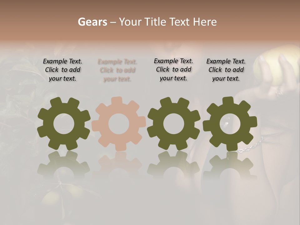 Tan Colour Gloomy PowerPoint Template