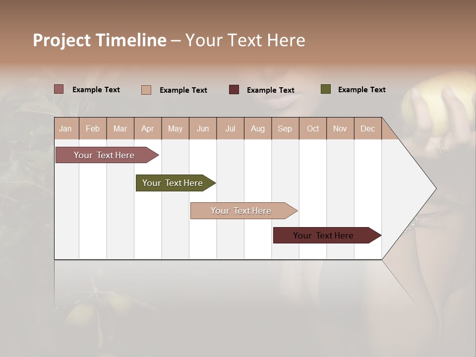 Tan Colour Gloomy PowerPoint Template