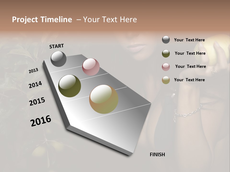 Tan Colour Gloomy PowerPoint Template
