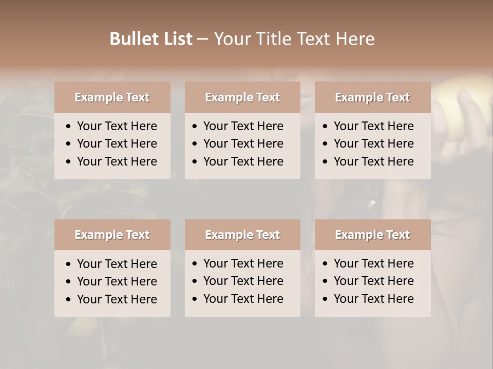 Tan Colour Gloomy PowerPoint Template
