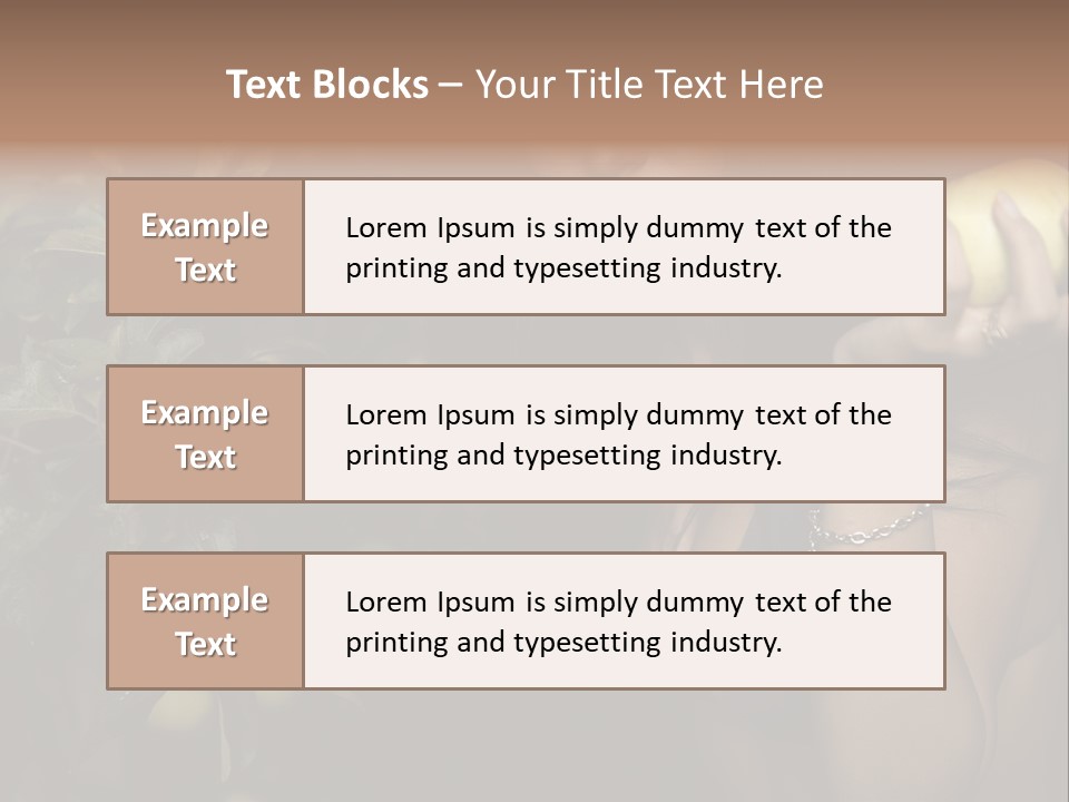 Tan Colour Gloomy PowerPoint Template