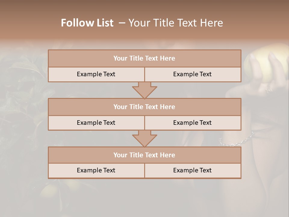 Tan Colour Gloomy PowerPoint Template
