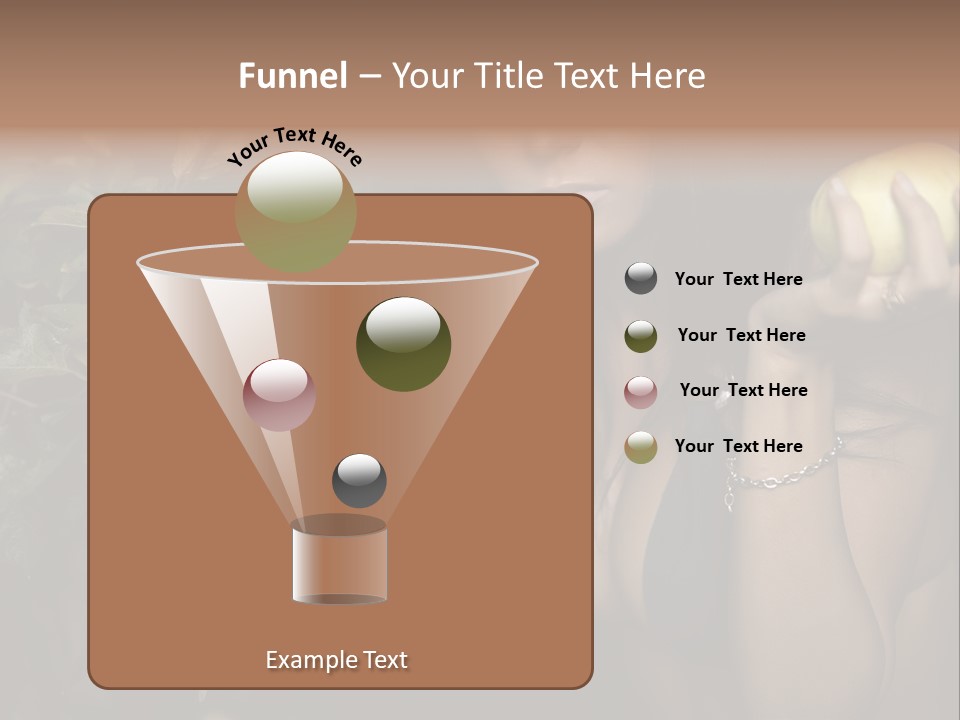 Tan Colour Gloomy PowerPoint Template