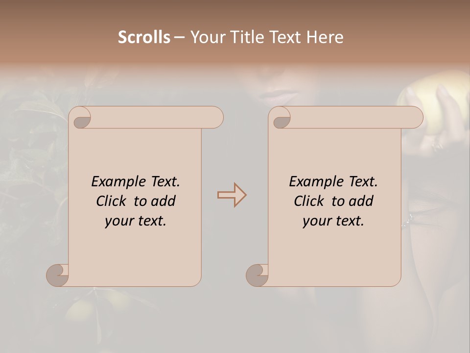 Tan Colour Gloomy PowerPoint Template