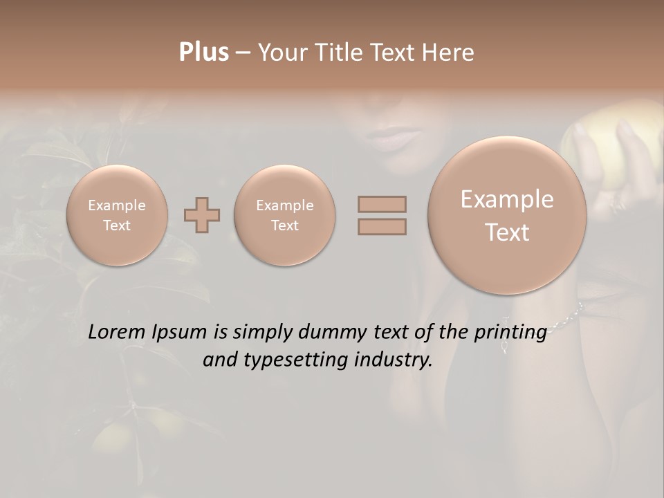 Tan Colour Gloomy PowerPoint Template