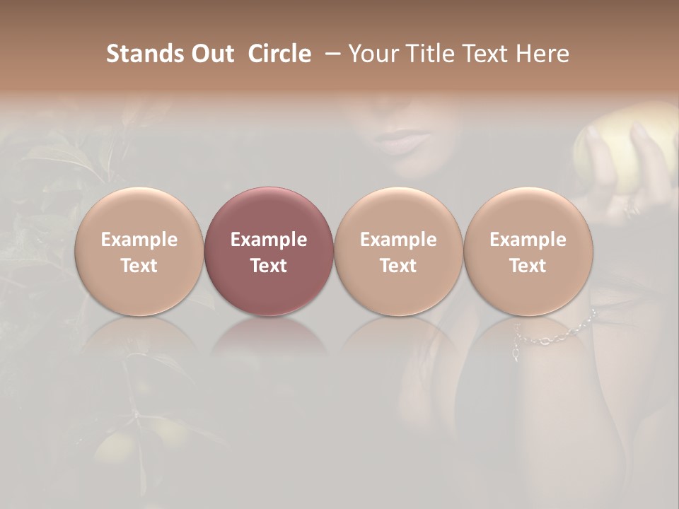 Tan Colour Gloomy PowerPoint Template