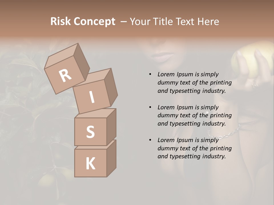 Tan Colour Gloomy PowerPoint Template